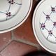 6 assiettes plates Badonviller modèle Normandie