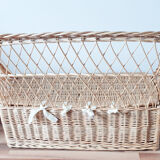 Rattan chest bench