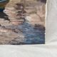 Tableau signé Huile sur toile « Ville Honfleur,Normandie » dimension : hauteur -50cm- Largeur -40cm-
