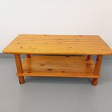Vintage solid pine coffee table from the 70s 80s