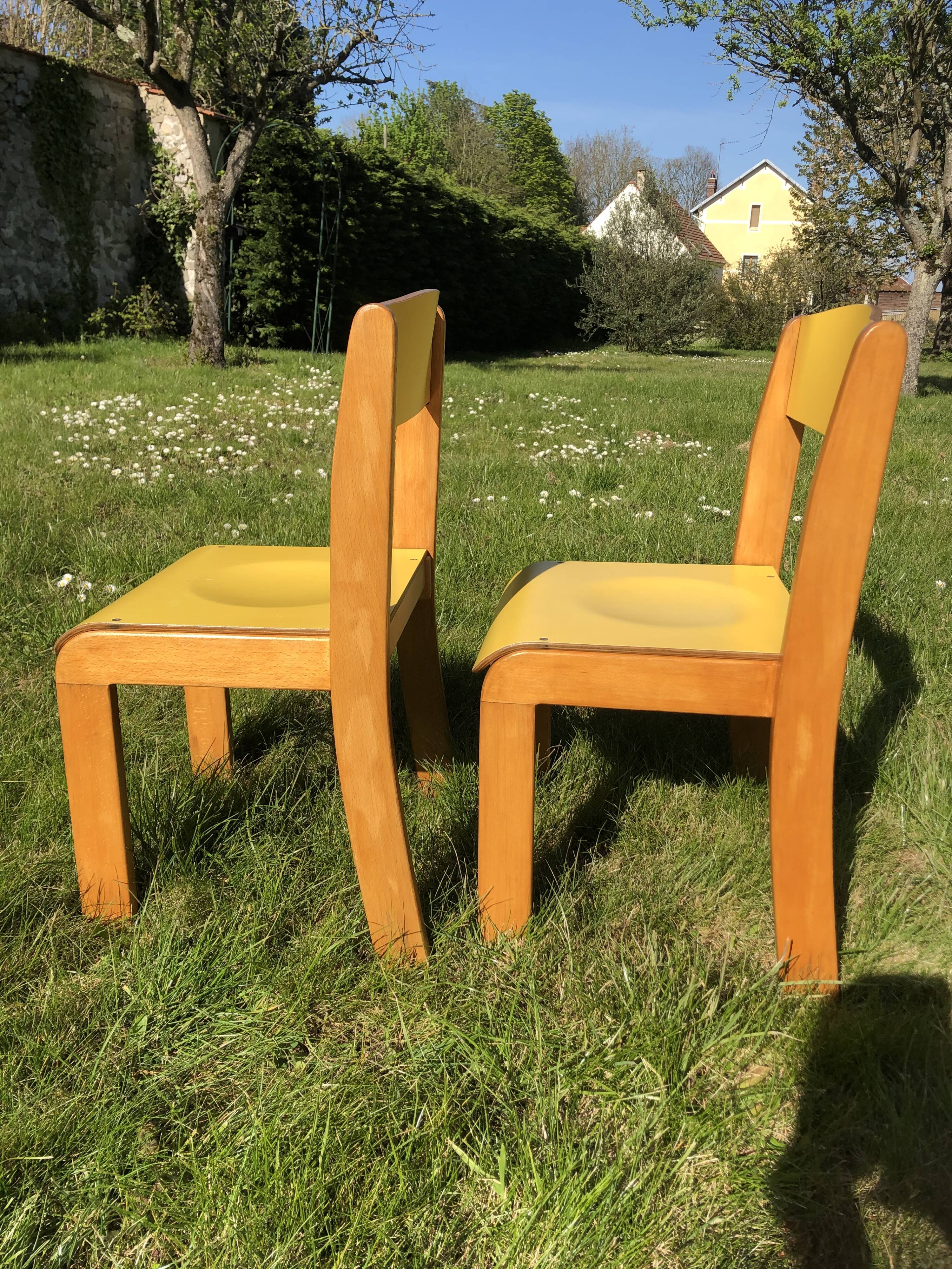 Paire de chaises enfant