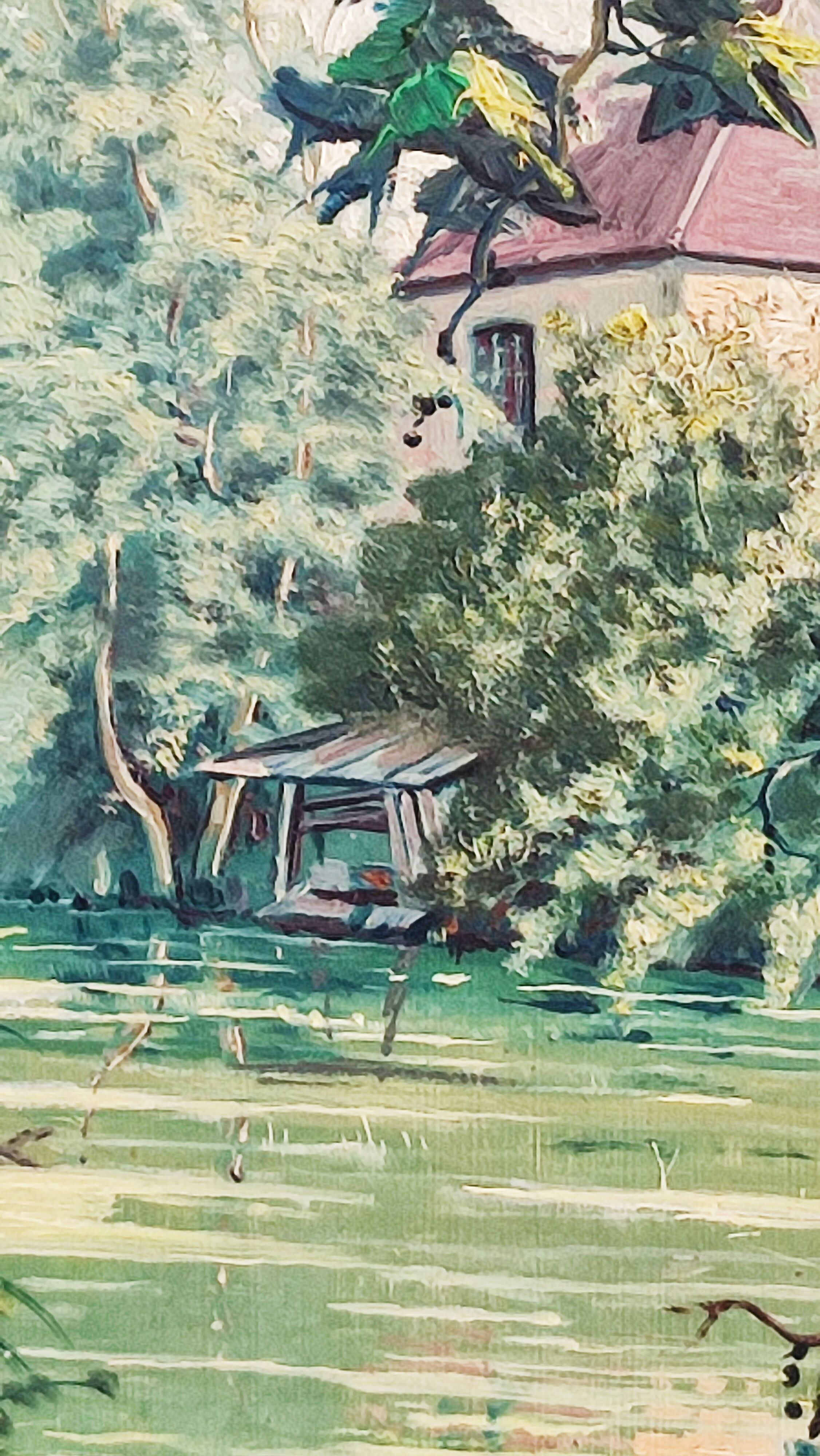 Au fil de l'eau by André Theveneau (1897-1977)