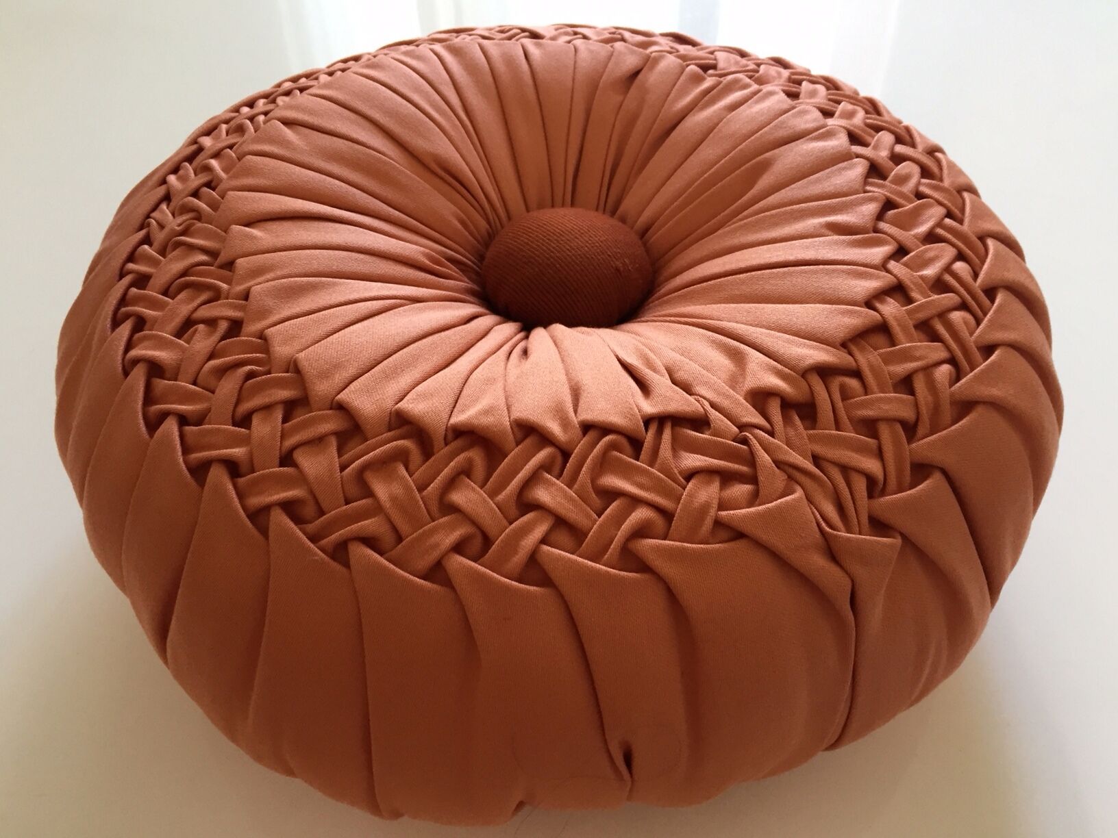 Vintage pink cushion