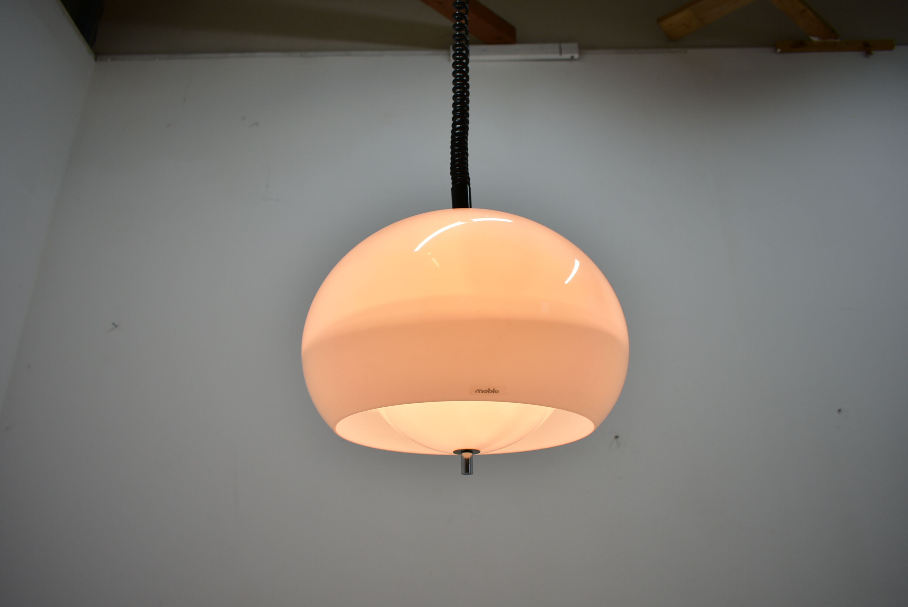 Midcentury Pendant Meblo, Design Harvey Guzzini, Italy, 1970s