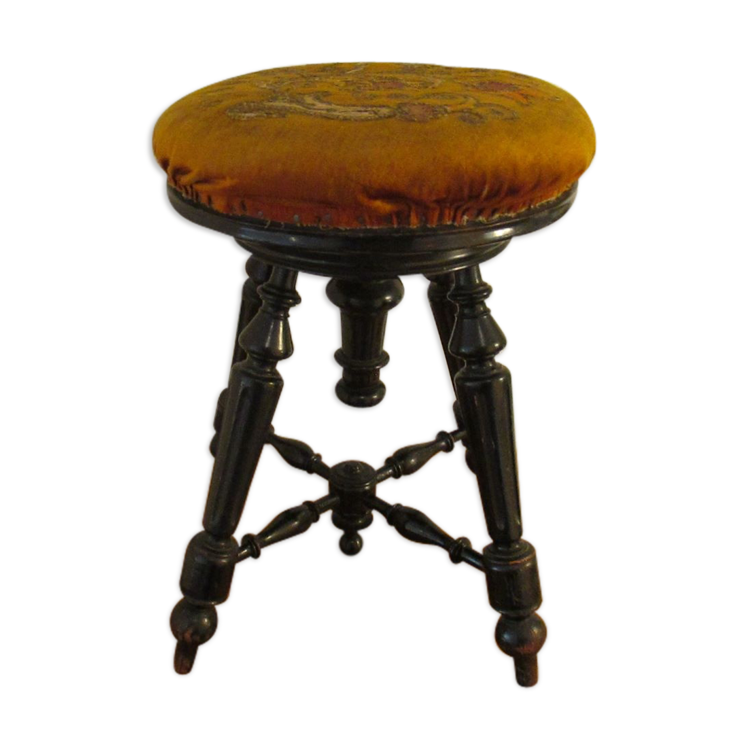 Napoleon III period piano stool
