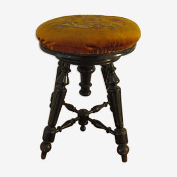 Napoleon III period piano stool