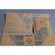 1970s Turkish Oushak handmade runner rug 95x386