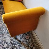 Vintage velvet sofa