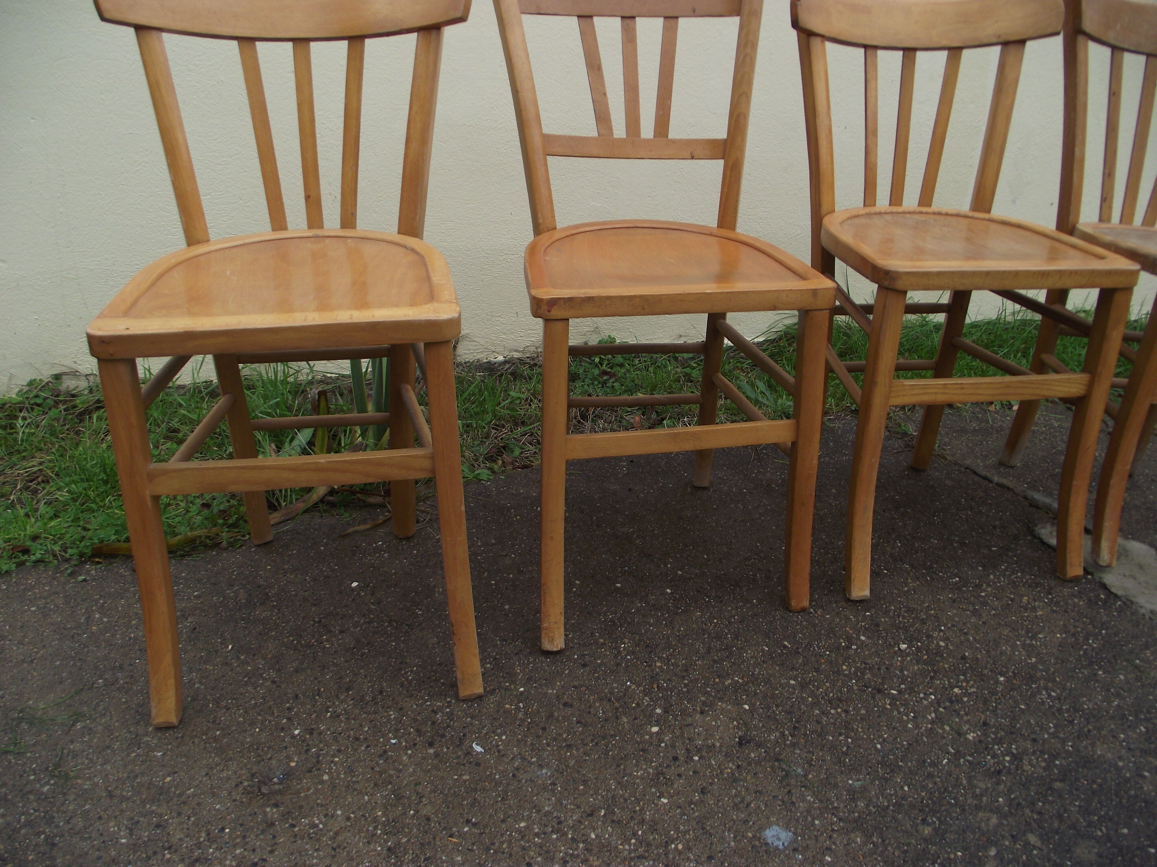 4 bistro chairs