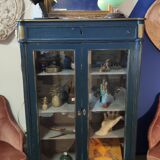 Showcase Louis XVI blue patina