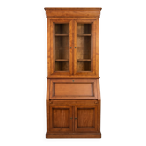 Solid wood library secretary