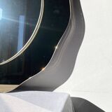 Vintage smoked glass mirror in Cristal Arte style