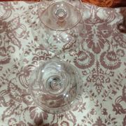 paire de deux grands verres à cognac de dégustation