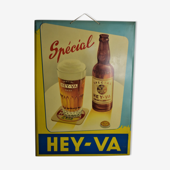 Plaque Bière Hey-Va hollandaise.