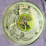 Art Deco ceiling light by A. Delatte in Ouraline