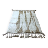 Berber Beni Ouarain rug from Morocco - Handmade wool, 180×120 cm