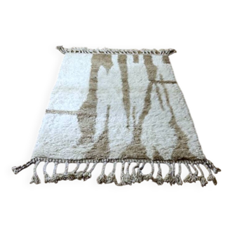 Tapis berbère Beni Ouarain du Maroc - Laine artisanale, 180×120 cm