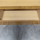 3-drawer chest with splayed legs, 1960s, honey color