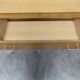 Commode 3 tiroirs pieds compas 1960 couleur miel