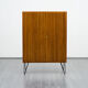 Wardrobe, teak, vintage, ridged doors