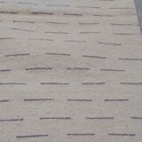 Traditional white and purple carpet 57x126cm