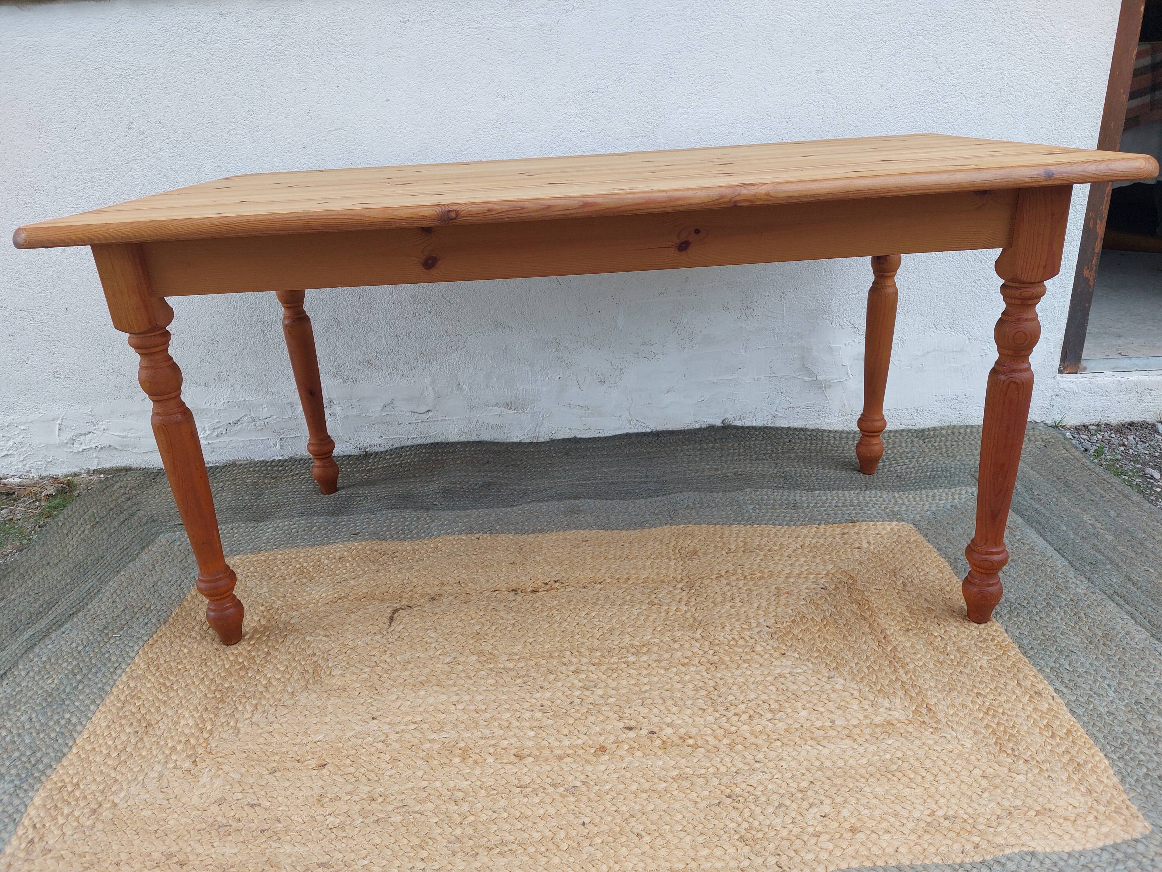 Wooden table or desk with removable legs