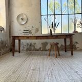 Table de ferme en pin, 1950
