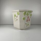 Ceramic flowerpot with relief, Martan, Portugal, 1960/80