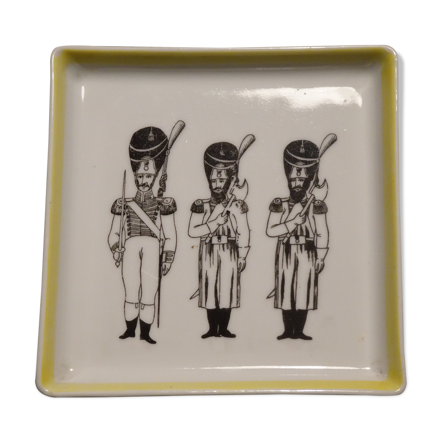 Empty pocket Porcelain Auteuil Grenadiers Napoleonian army