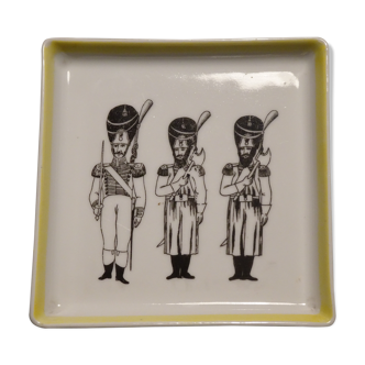 Vide poche porcelaine Auteuil Grenadiers armée napoleonienne