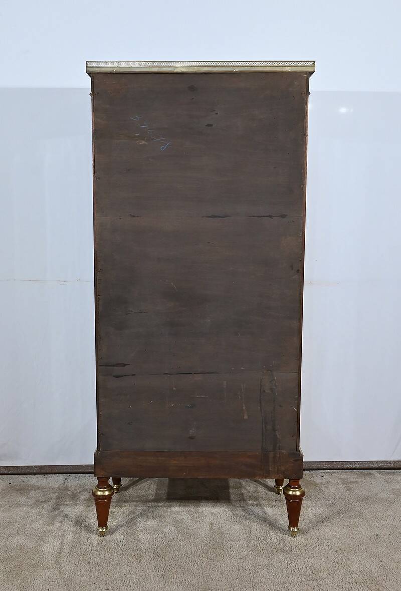 Small Mahogany Showcase, Louis XVI style – Mid 20th century