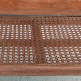Vintage coffee table bamboo and rattan