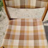 Set of 4 Scandinavian style chairs from the 70s