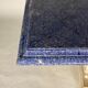 Blue granite table azul bahia and pierre limoneuse circa 1980