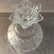 Cup on foot a fruit compotier glass crystal art deco