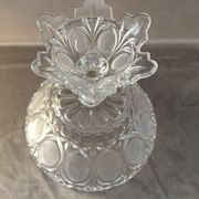 Cup on foot a fruit compotier glass crystal art deco