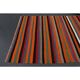 Vintage Turkish Oushak Handmade Wool Cotton Orange Runner Rug 84x262