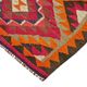 Turkish Handwoven Vintage Herki Kilim 105 cm x 340 cm