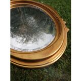 Beveled oval mirror 90x55cm