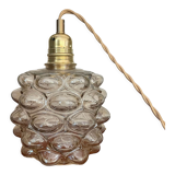 Amber glass pendant lamp Helena Tynell