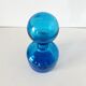 Bouteille - carafe italienne Empoli bleue fleur de lys 1960