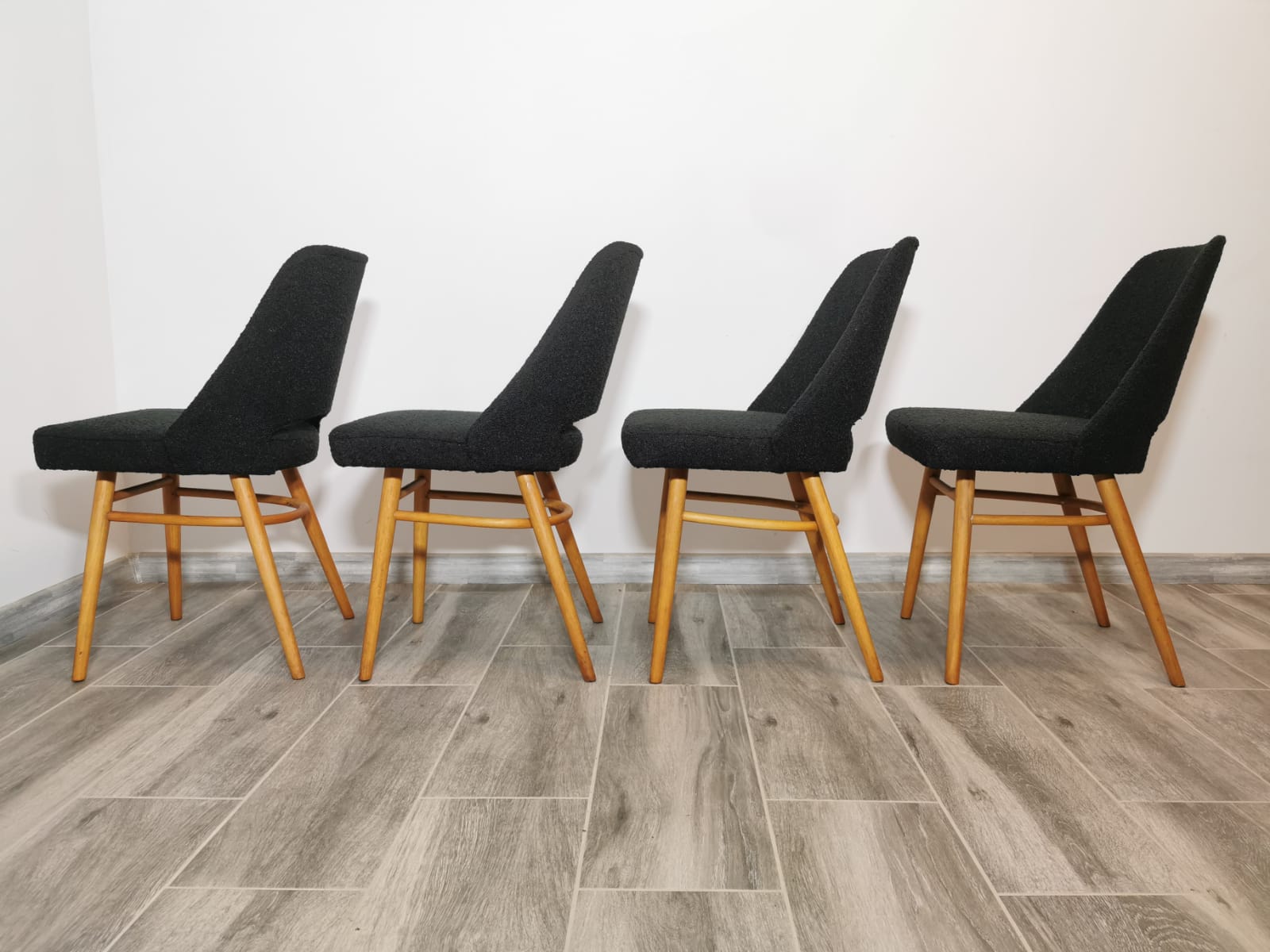 Restored dining chairs by Oswald Haerdtl