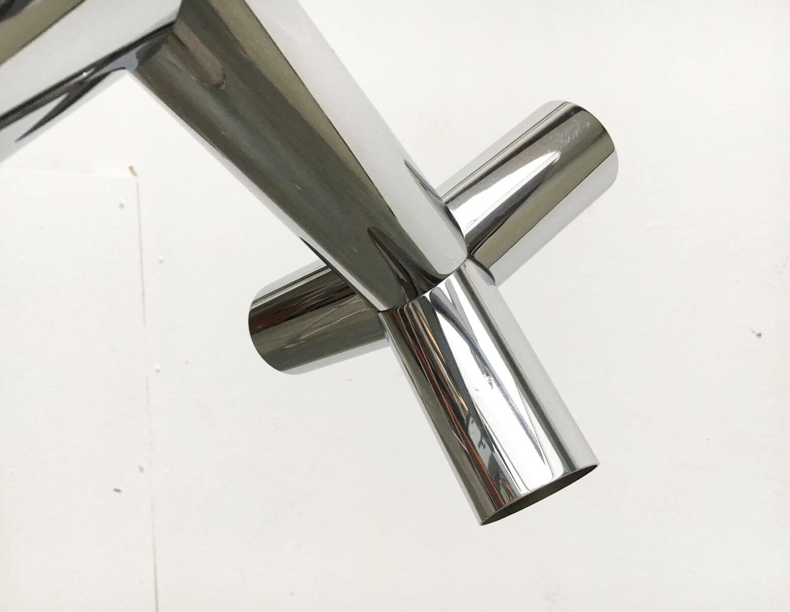 Atomic 12 HL suspension light in Espace style, mid-20th century, Austrian, by J.T. Kalmar, 1960s.