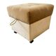 Vintage pouffe / footstool with storage space