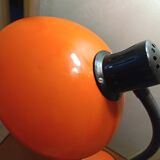 Orange and black aluminor desk lamp