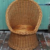 Rattan armchair