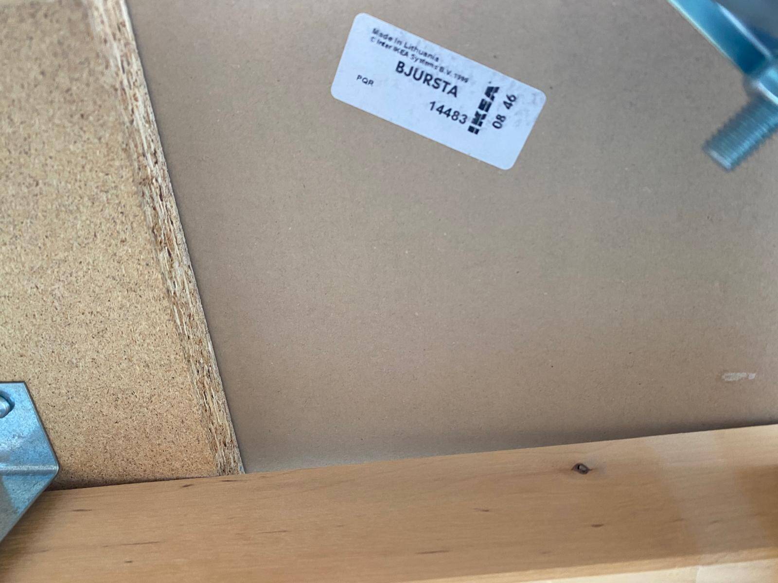 Scandinavian extendable dining table console 50-90cm