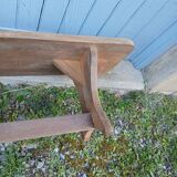 Antique farm bench