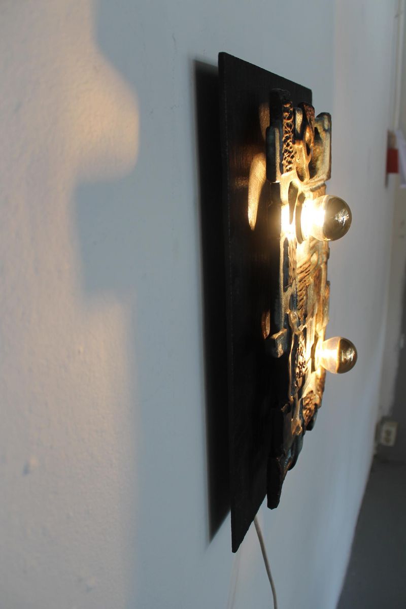 Vintage brutalist sculpture