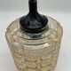 Suspension / portable lamp in smoked glass, 1970s